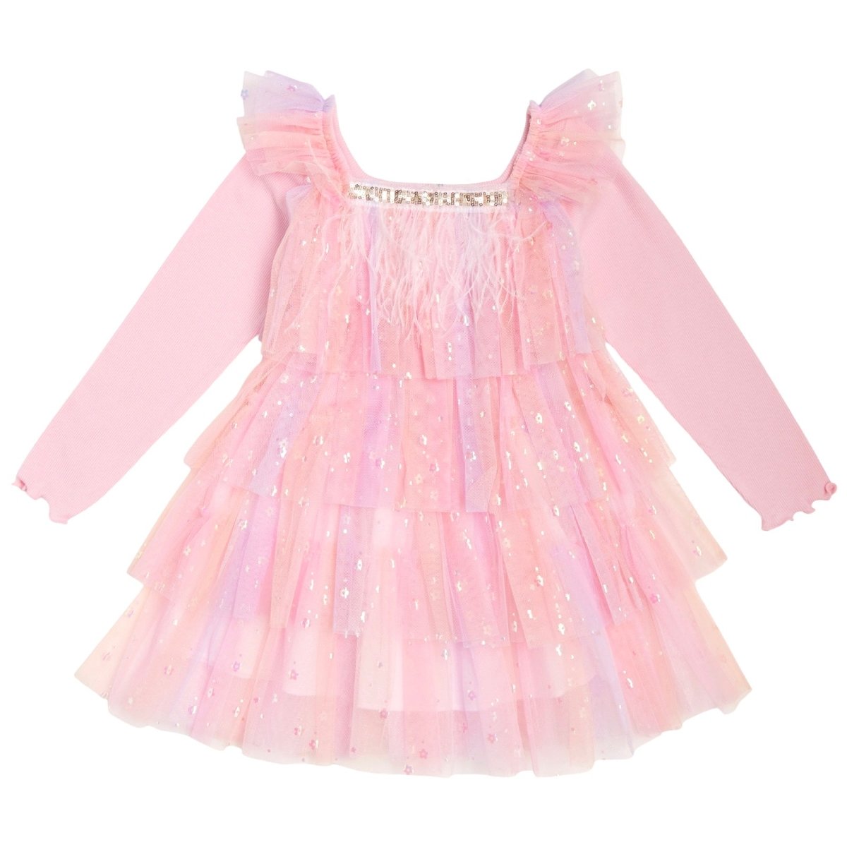 DAISY FEATHER TUTU DRESS