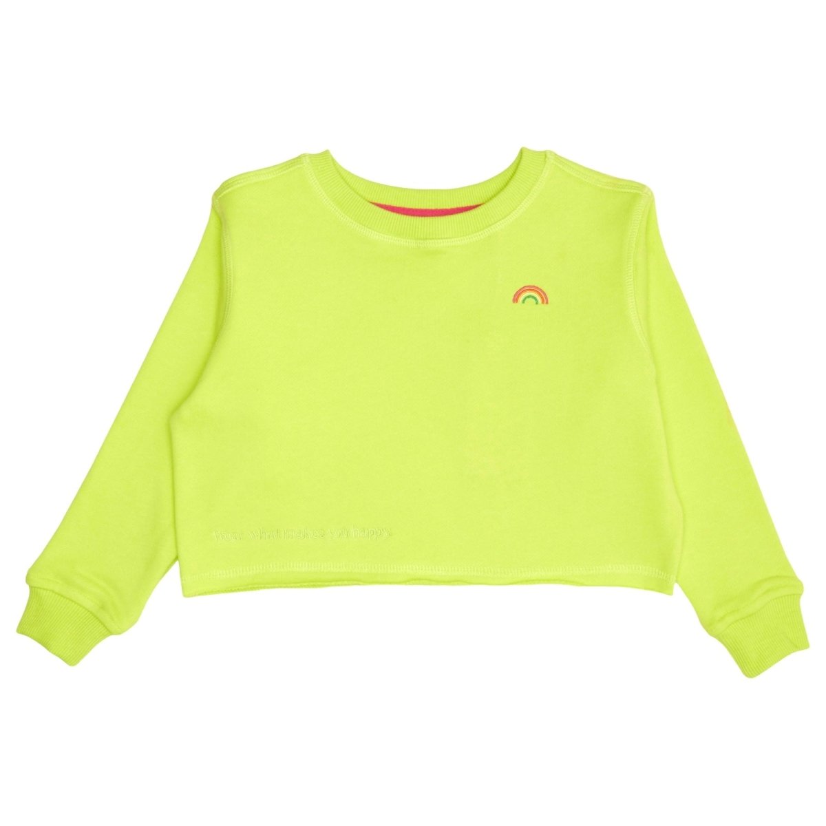 Neon cut out discount sweatshirt