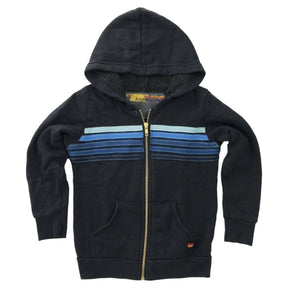 5 STRIPE ZIP UP HOODIE - AVIATOR NATION KIDS