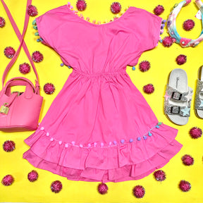 NISSI POM POM DRESS