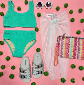 CRINKLE SPORTY TWO PIECE BIKINI