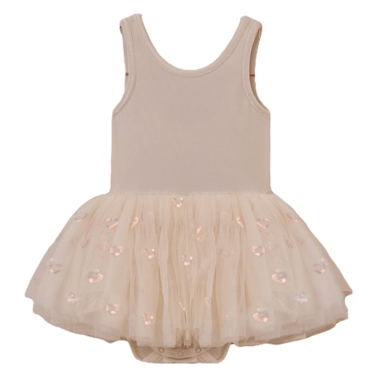 TULLA SEQUIN HEARTS TUTU DRESS