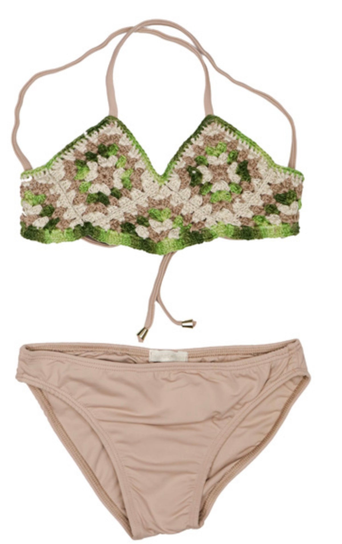 FLOWER CROCHET TWO PIECE BIKINI (PREORDER)