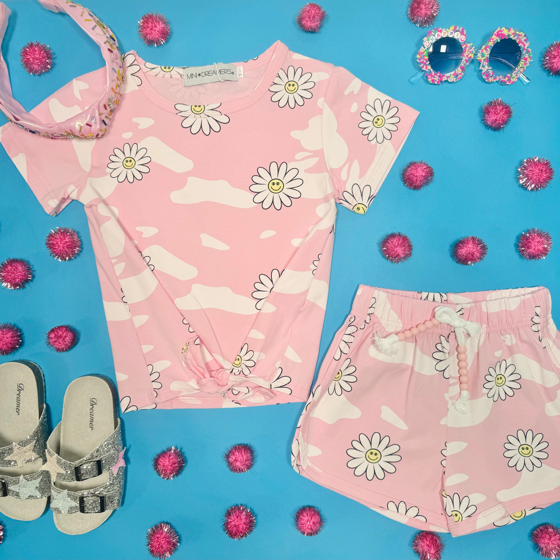 DAISY TOP AND SHORTS SET