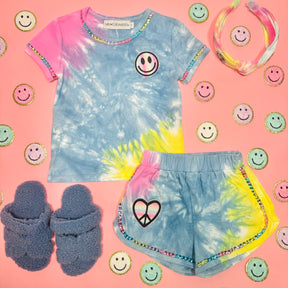 HAZEL TIE DYE TOP AND SHORTS SET