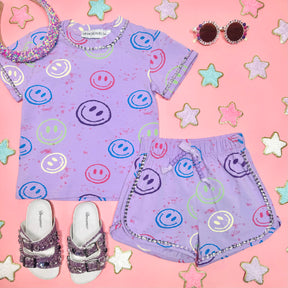 MADDIE SMILEY TOP AND SHORTS SET