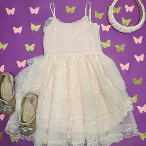 AUDREY LACE TIERED DRESS