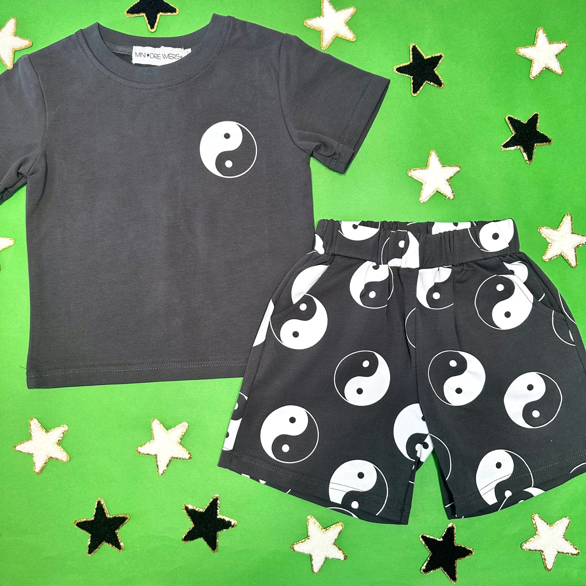 MAX YIN YANG TSHIRT AND SHORTS SET - SET