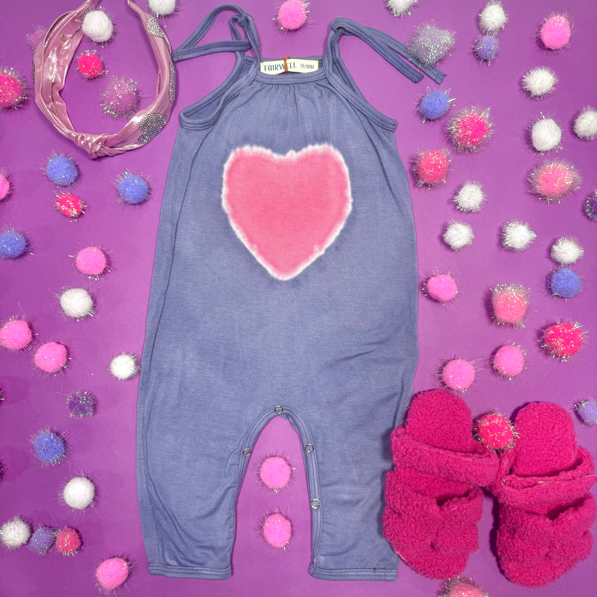 LOVE HEART PLAYA ROMPER