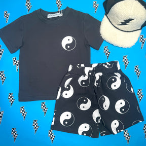 MAX YIN YANG TSHIRT AND SHORTS SET