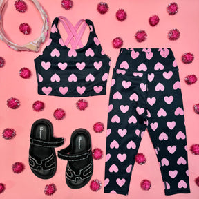 LOVE HEARTS LITTLE PEPPA LEGGINGS