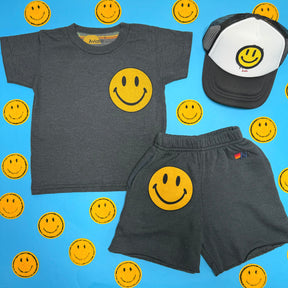 SMILEY SWEATSHORTS - SHORTS