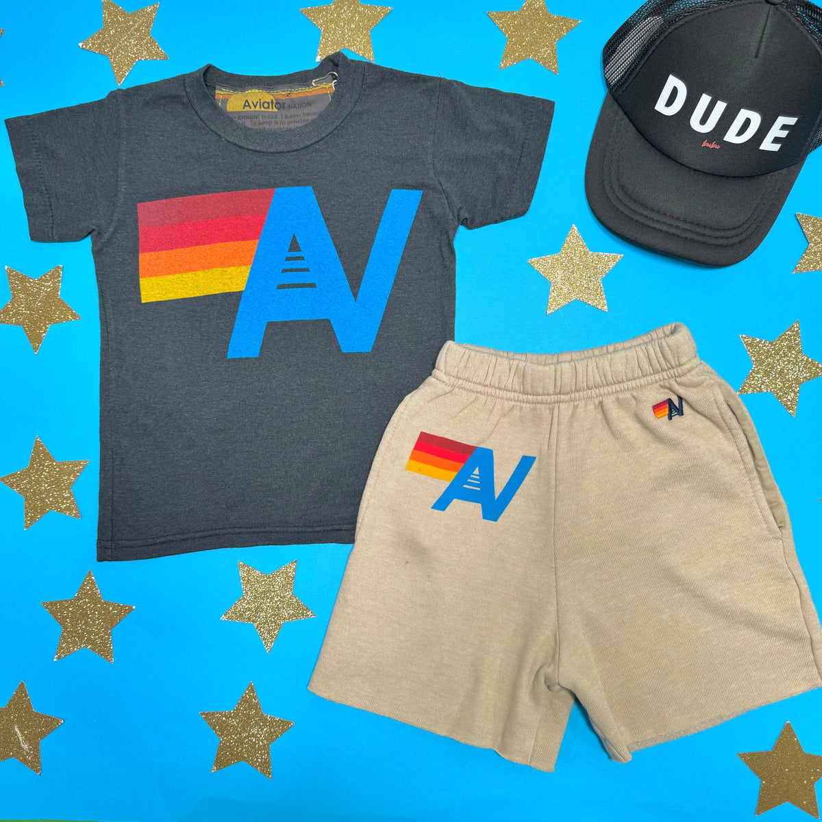 AV LOGO SWEATSHORTS