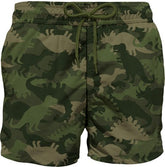 CAMO DINO SWIM TRUNKS (PREORDER)