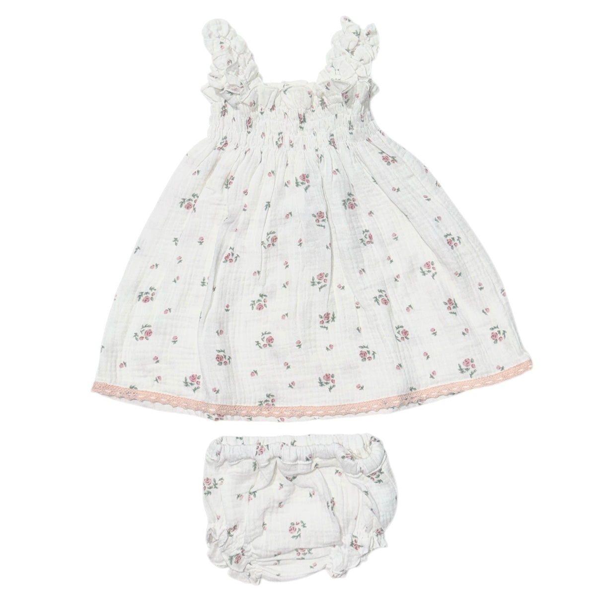 ROSES DRESS W/ BLOOMERS SET