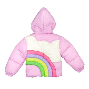 ALEXIS RAINBOW PUFFER JACKET - MINI DREAMERS