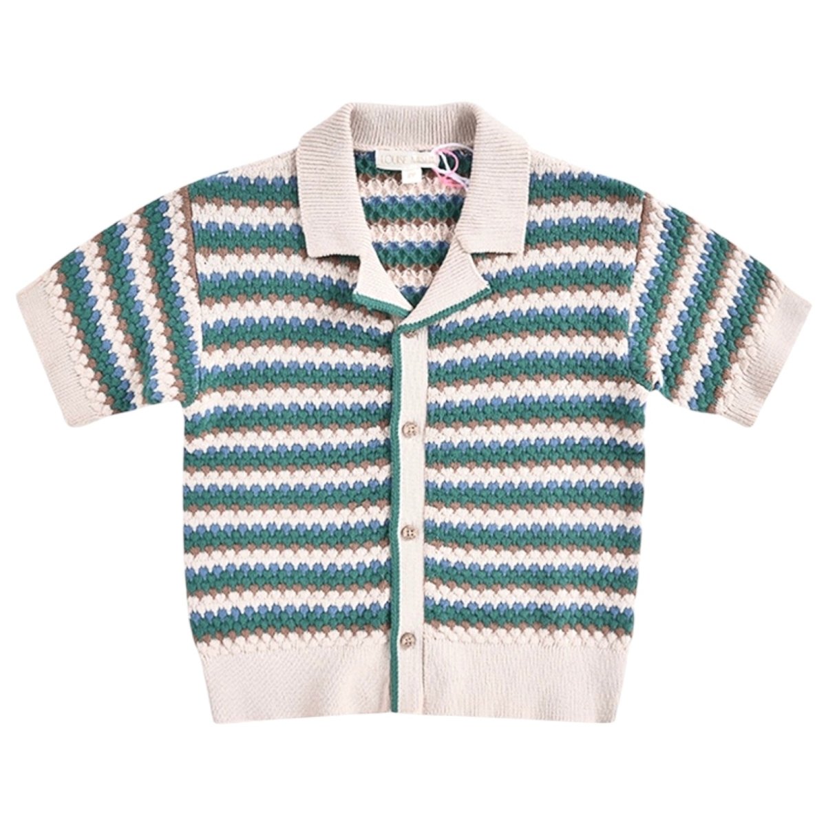 AMOV CROCHET BUTTON DOWN TOP - BUTTON DOWNS