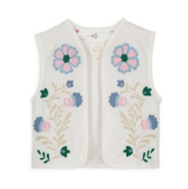 ANDRESI EMBROIDERED VEST (PREORDER) - LOUISE MISHA KIDS