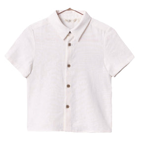 ATLAS SHORT SLEEVE BUTTON DOWN TOP - NORALEE