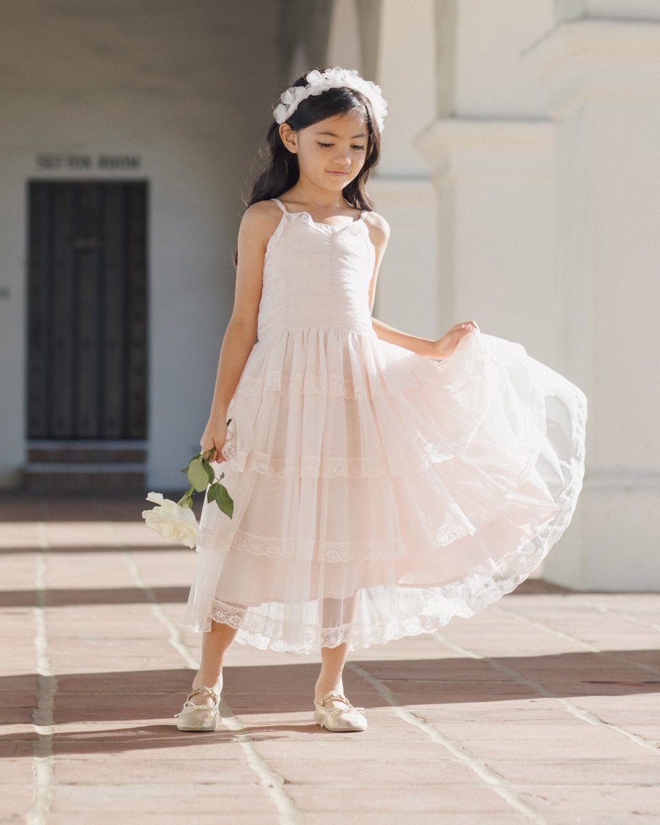 AUDREY LACE TIERED DRESS - NORALEE