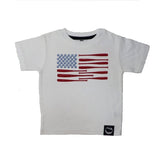 BASEBALL AMERICAN FLAG TSHIRT (PREORDER) - MISH MISH