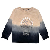 BASKETBALL  DIP DYE  LONG SLEEVE TSHIRT - LONG SLEEVE TOPS