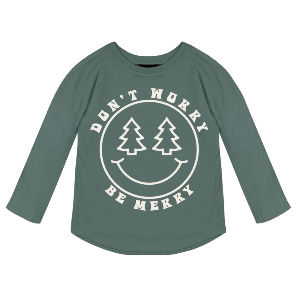 BE MERRY LONG SLEEVE TSHIRT (PREORDER) - TINY WHALES