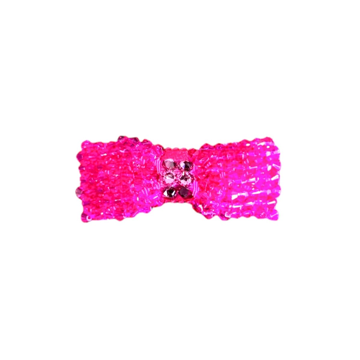 BEADED CRYSTAL BOW CLIP - BARI LYNN