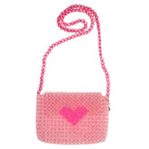 BEADED HEART BAG - BARI LYNN