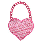 BEADED HEART BAG - BARI LYNN