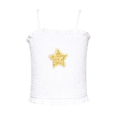 BEADED STAR SMOCKED TANK TOP (PREORDER) - SARA SARA