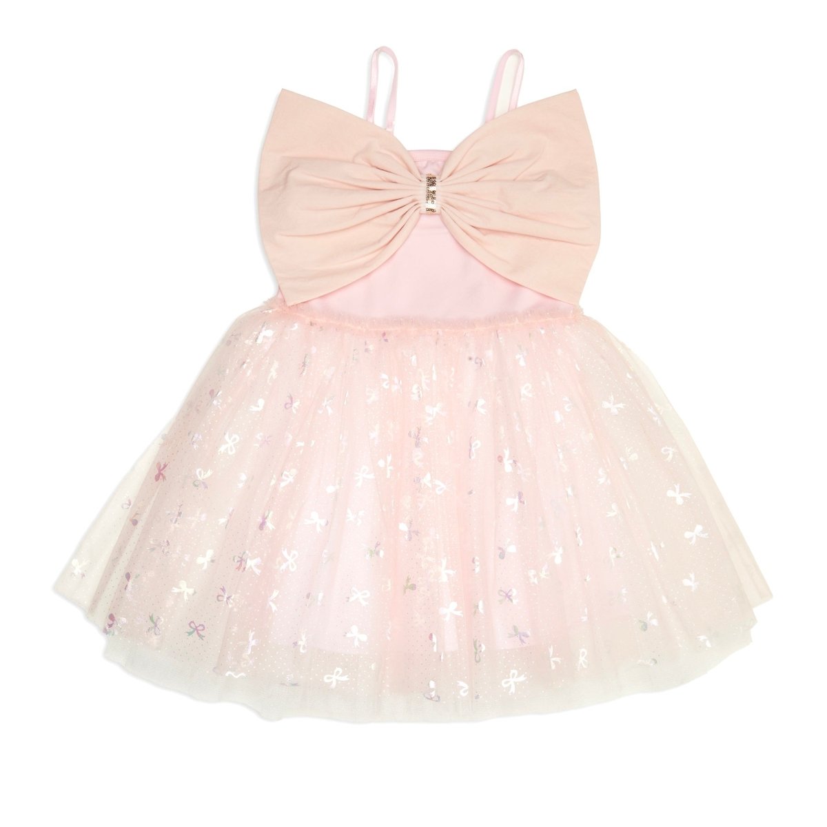 BIG BOW HOLOGRAPHIC TUTU DRESS - PETITE HAILEY