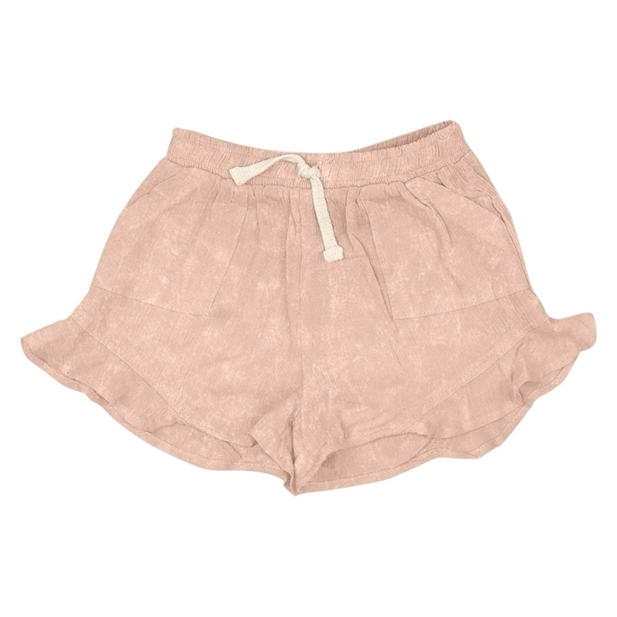 BLOOM MINERAL RUFFLE SHORTS (PREORDER) - TINY WHALES