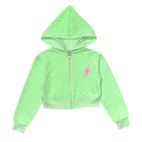 BOLT ZIP UP HOODIE - HOODIES