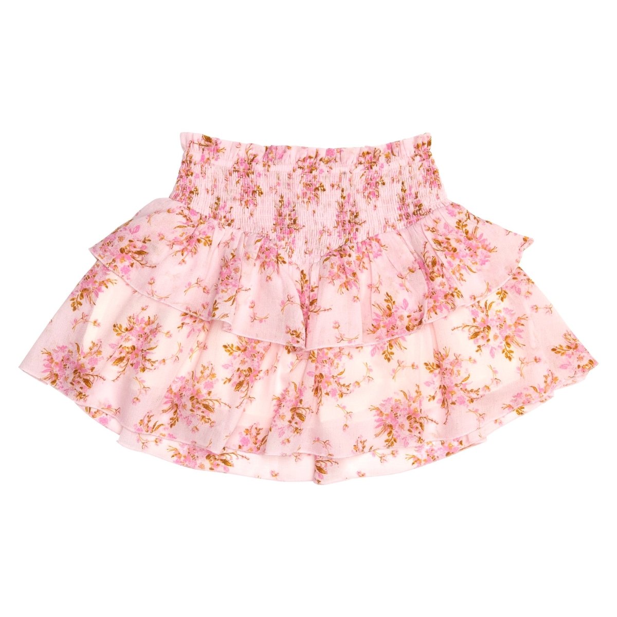 BROOKE PINK BOUQUET SKIRT - SKIRTS