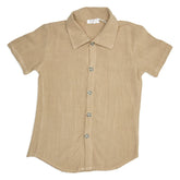 BUTTON DOWN LINEN TOP - COZII BY T2LOVE