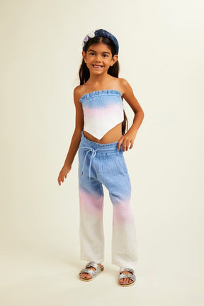 CABO DIP DYE TOP AND PANTS SET - MINI DREAMERS