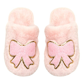 CALI BOW FUZZY SLIPPERS - MINI DREAMERS