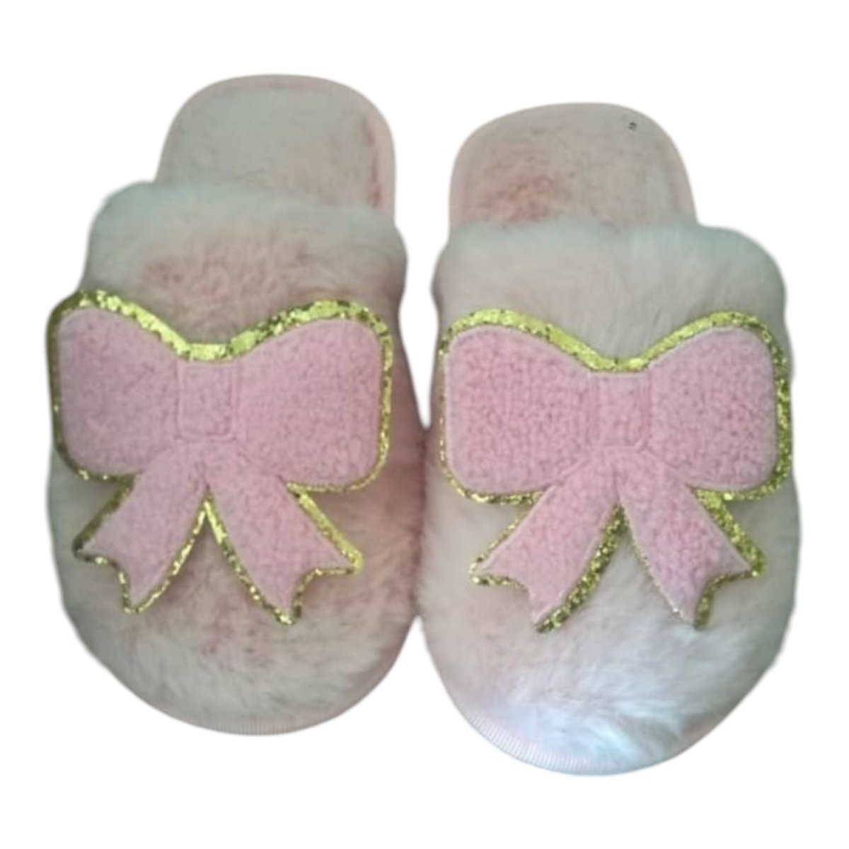 CALI BOW FUZZY SLIPPERS (PREORDER) - MINI DREAMERS