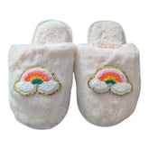 CALI RAINBOW FUZZY SLIPPERS (PREORDER) - MINI DREAMERS