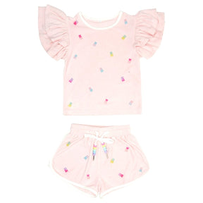 CANDY BEAR TOP AND SHORTS SET - MINI DREAMERS