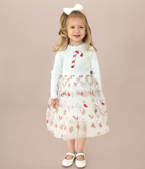 CANDY CANE TUTU DRESS (PREORDER) - PETITE HAILEY