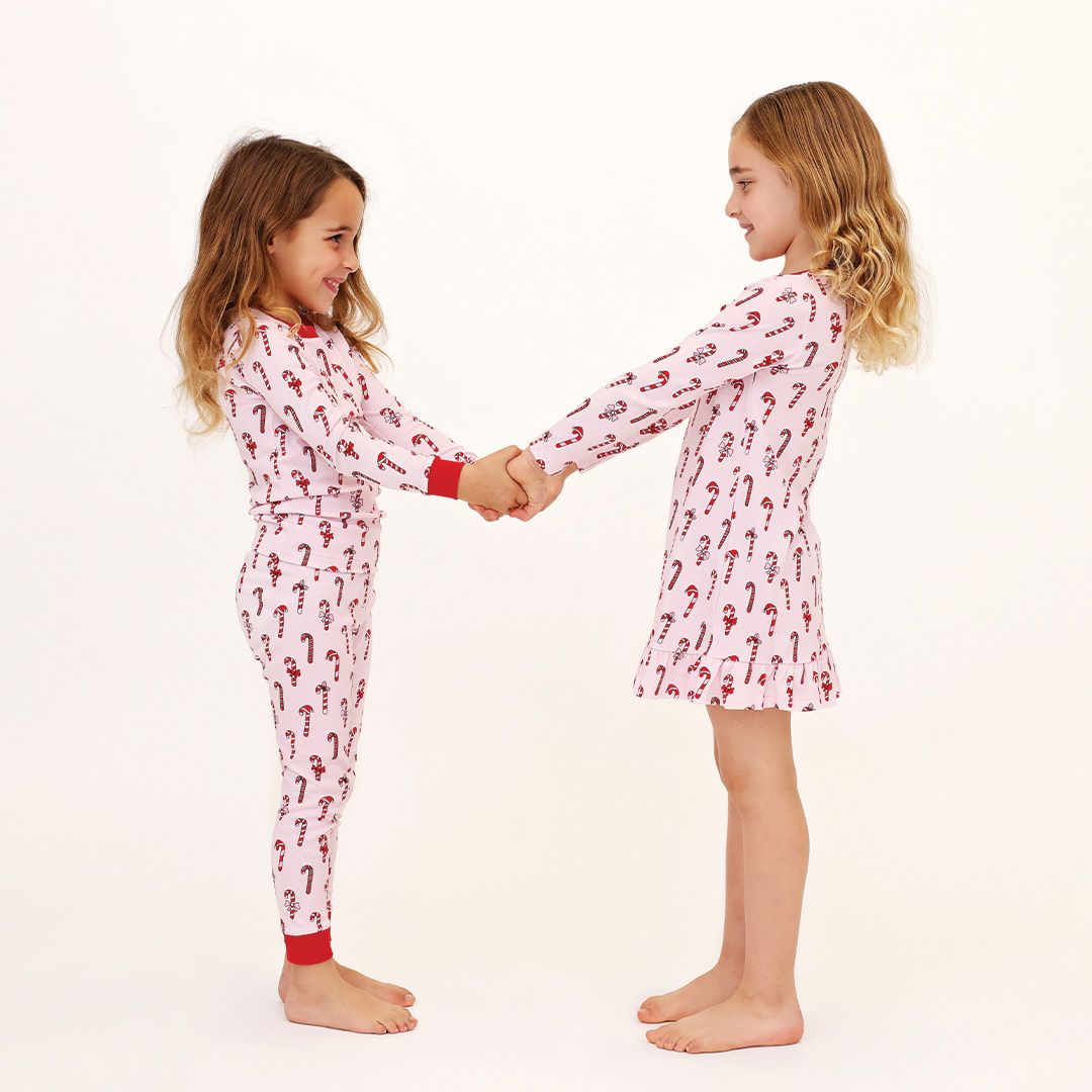 CANDY CANES TWO PIECE PJS (PREORDER) - NOOMIE