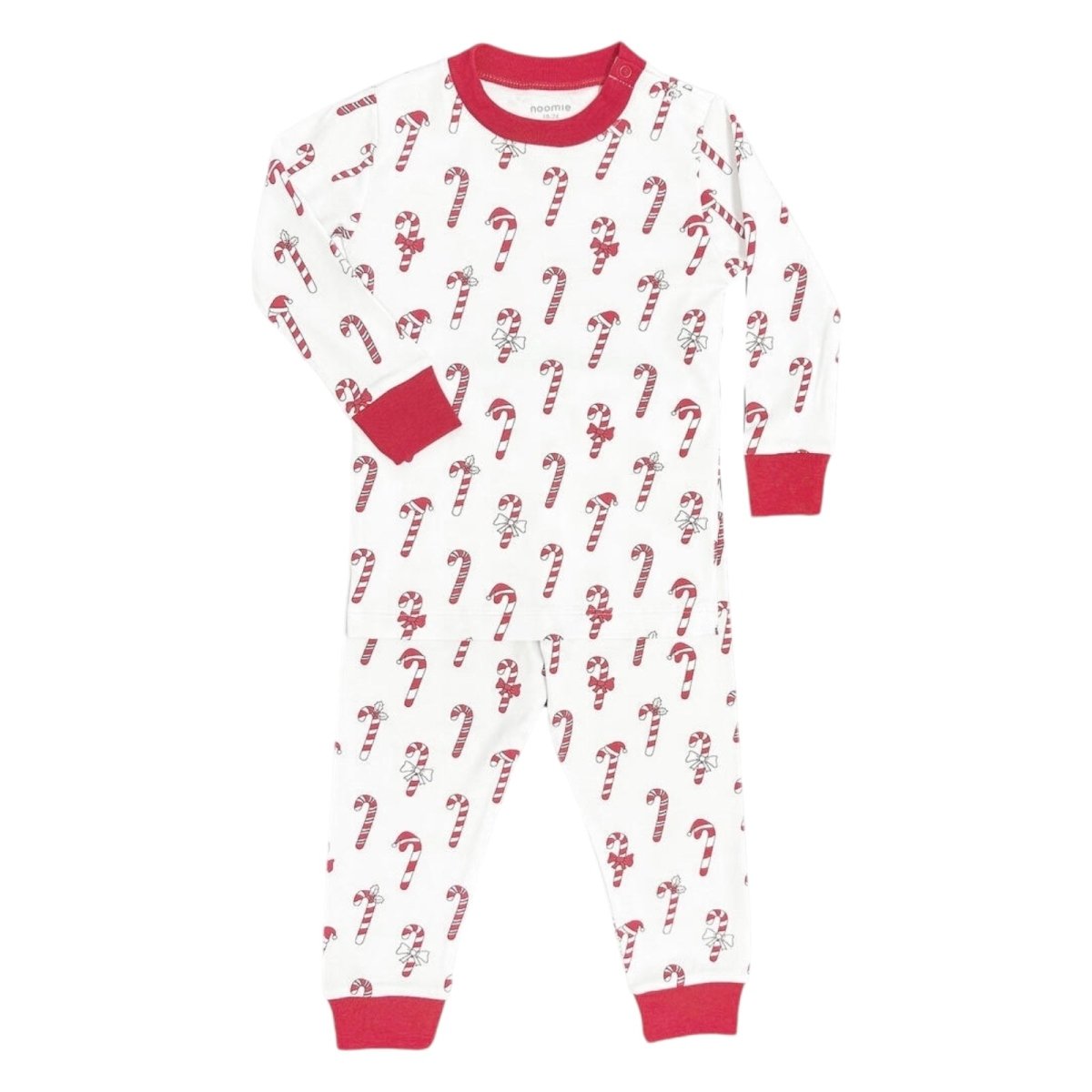 CANDY CANES TWO PIECE PJS (UNISEX) (PREORDER) - NOOMIE