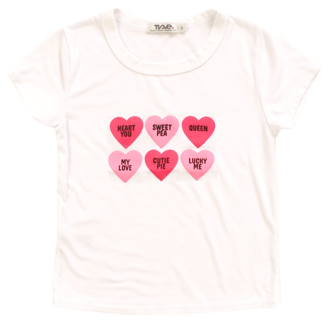 CANDY HEARTS TSHIRT (PREORDER) - T2LOVE