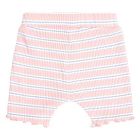 CANDY STRIPE RIB BIKER SHORTS (PREORDER) - HUXBABY