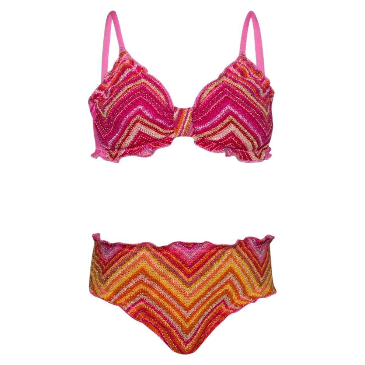 CAYENNE LETTUCE EDGE TWO PIECE BIKINI (PREORDER) - PQ KIDS