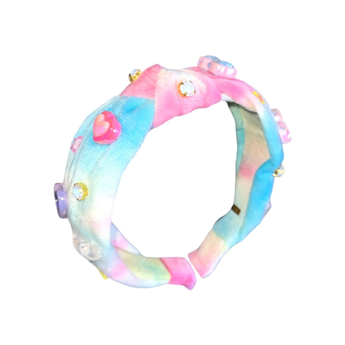 CHARMS TIE DYE FUZZY SOFT HEADBAND - BARI LYNN