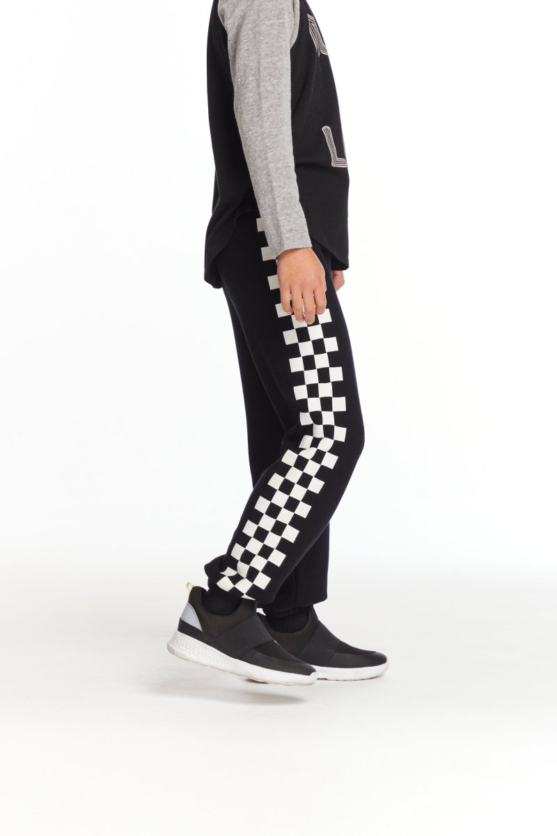 CHECKERED SWEATPANTS (PREORDER) - CHASER KIDS