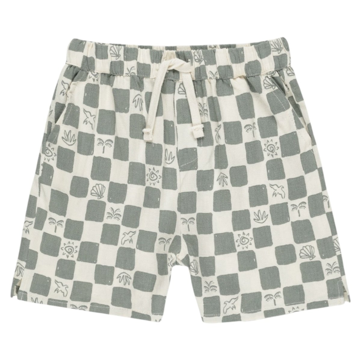 COASTAL CHECK SHORTS - SHORTS